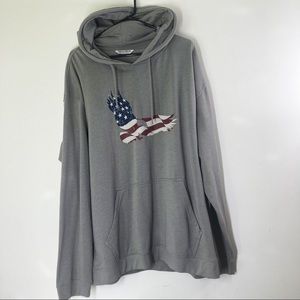 Field & Stream Men’s XL Hoodie USA Eagle Soft EUC